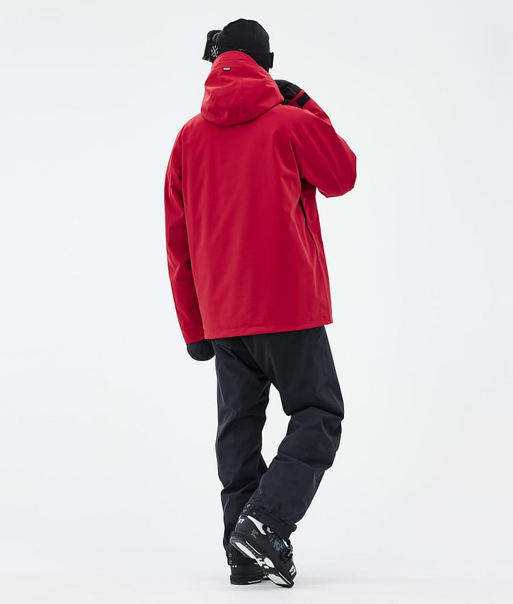 Dope Blizzard Ski Jacket Men Shards Burgundy Blue