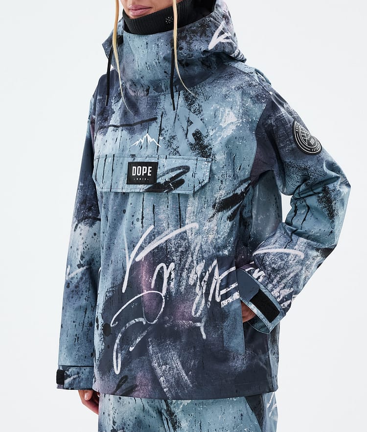Dope Blizzard W Snowboard Jacket Women Punk Blue