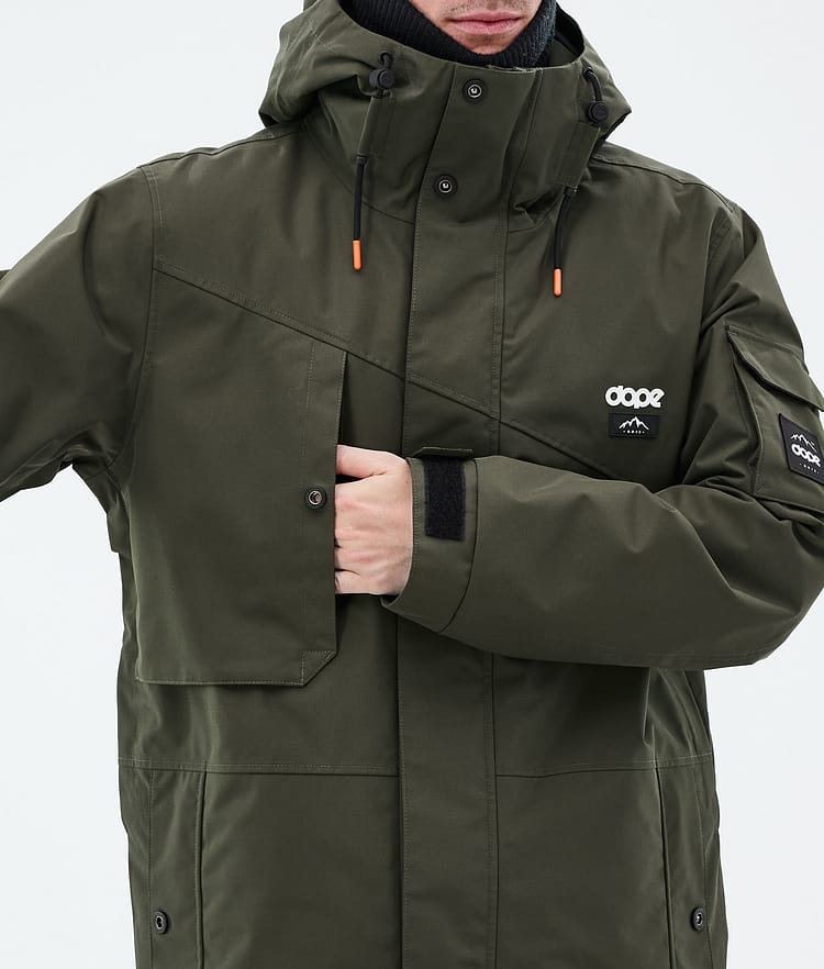 Dope Adept Snowboard Jacket Men Metal Blue Camo