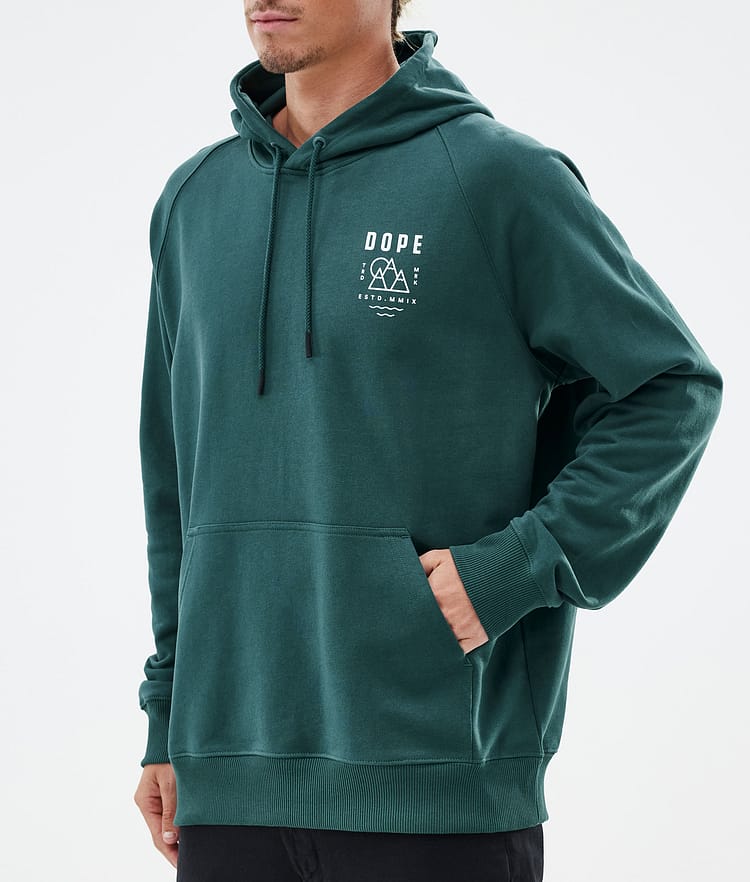 Dope Common Hoodie Men 2X-Up Bottle Green