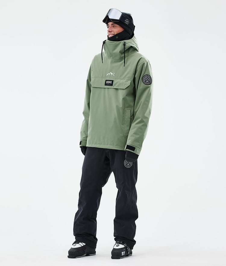 Dope Blizzard Ski Jacket Men Shards Burgundy Blue