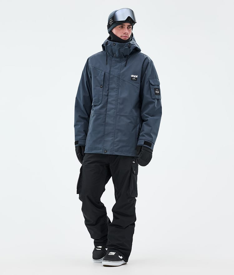 Dope Adept Snowboard Jacket Men Metal Blue Camo