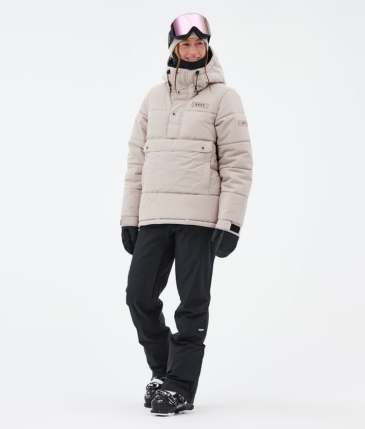 Dope Puffer W Ski Jacket Women Faded Green