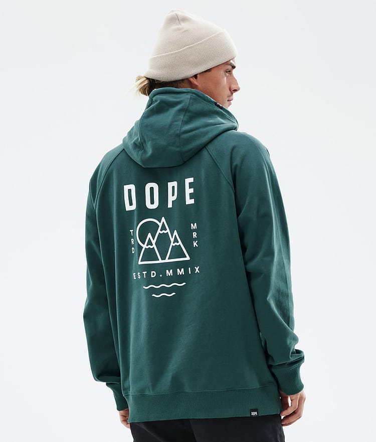 Dope Common Hoodie Men 2X-Up Bottle Green