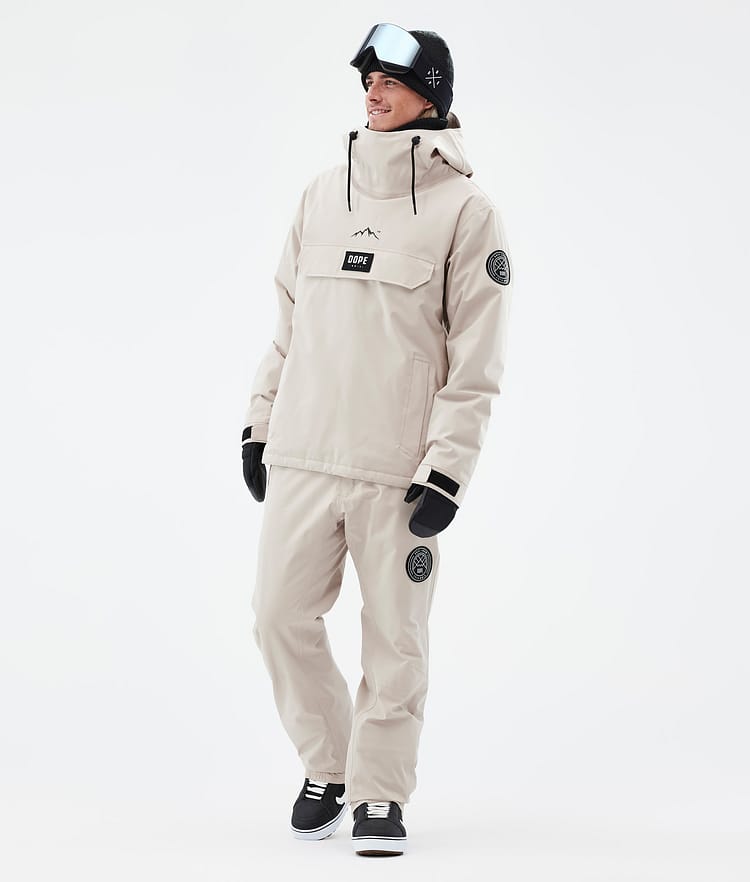 Dope Blizzard Snowboard Pants Men Whitish Renewed