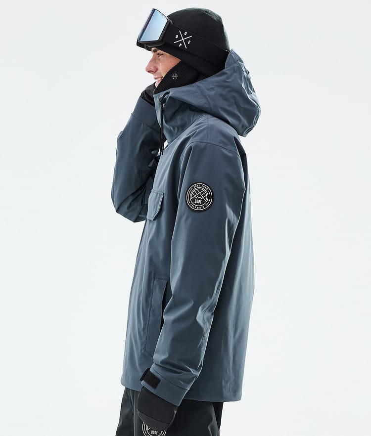 Dope Blizzard Ski Jacket Men Metal Blue
