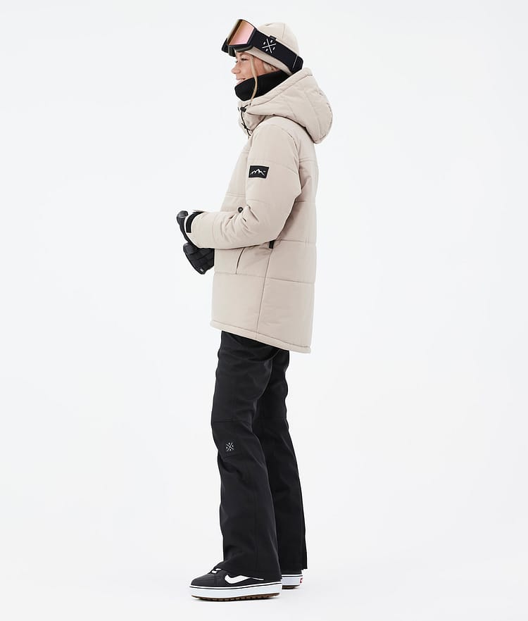 Dope Puffer W 23 Snowboard Jacket Women Sand