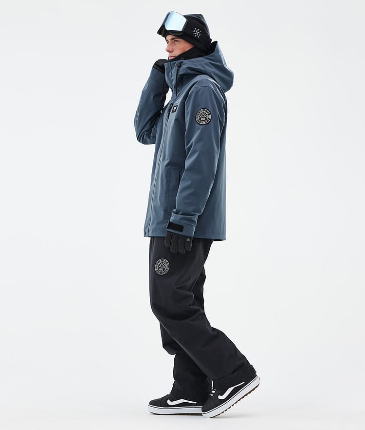Dope Blizzard Full Zip Snowboard Jacket Men Olive Green Renewed