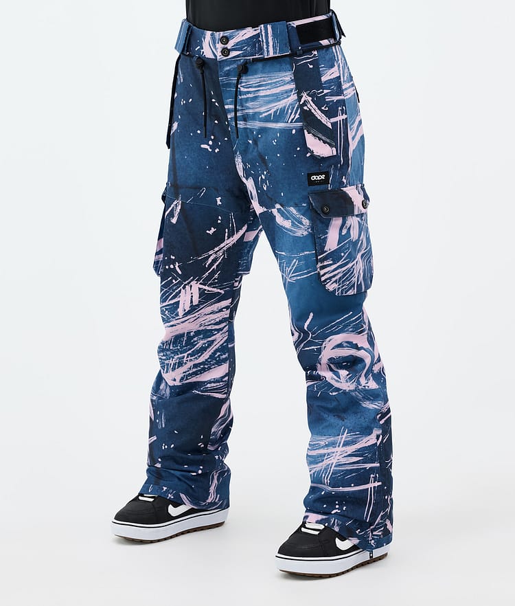 Dope Iconic W Snowboard Pants Women Scribble Purple