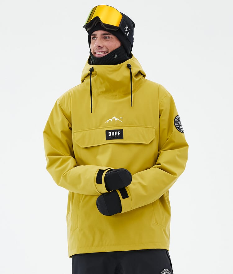 Dope Blizzard Ski Jacket Men Shards Burgundy Blue