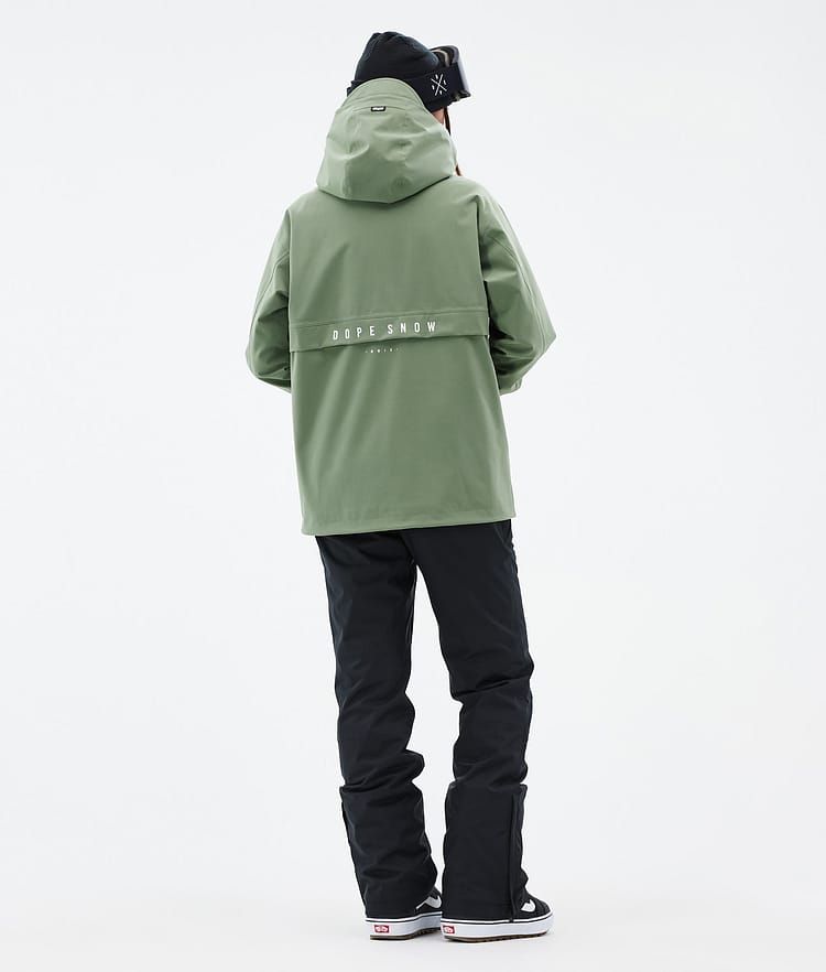 Dope Legacy W Snowboard Jacket Women Khaki Yellow