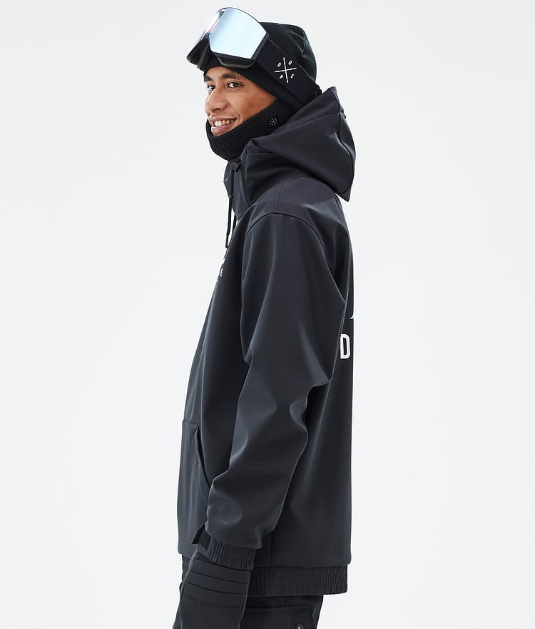 Dope Yeti Snowboard Jacket Men Ice Black Renewed