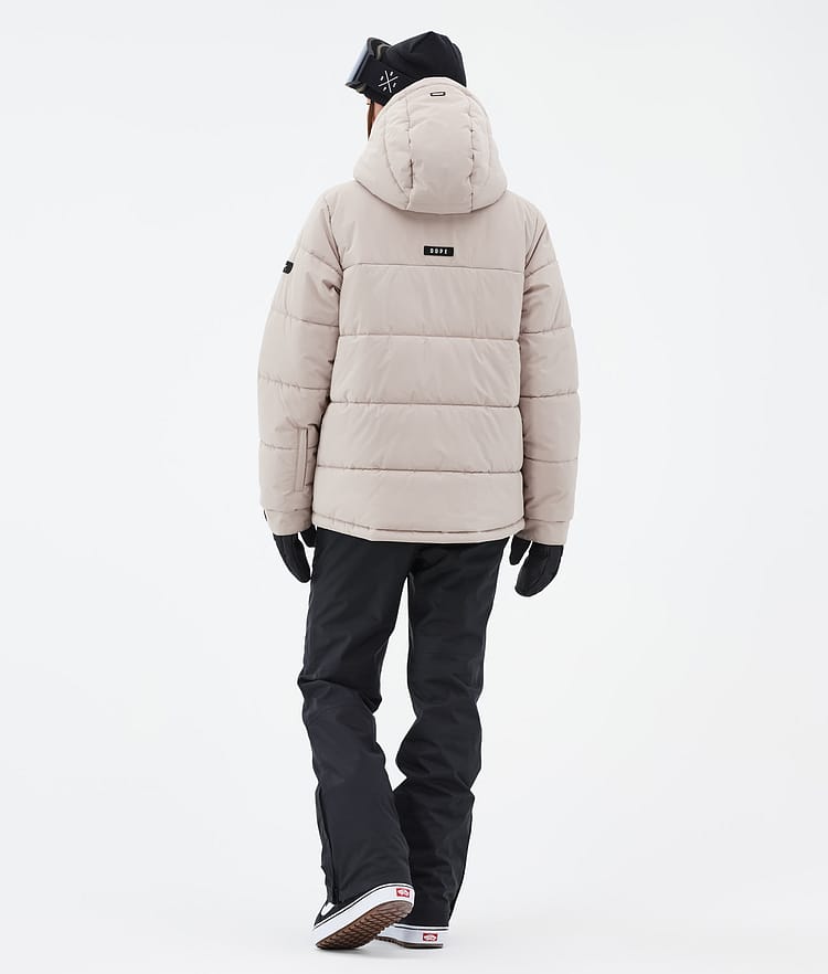 Dope Puffer W Full Zip Snowboard Jacket Women Light Blue Renewed