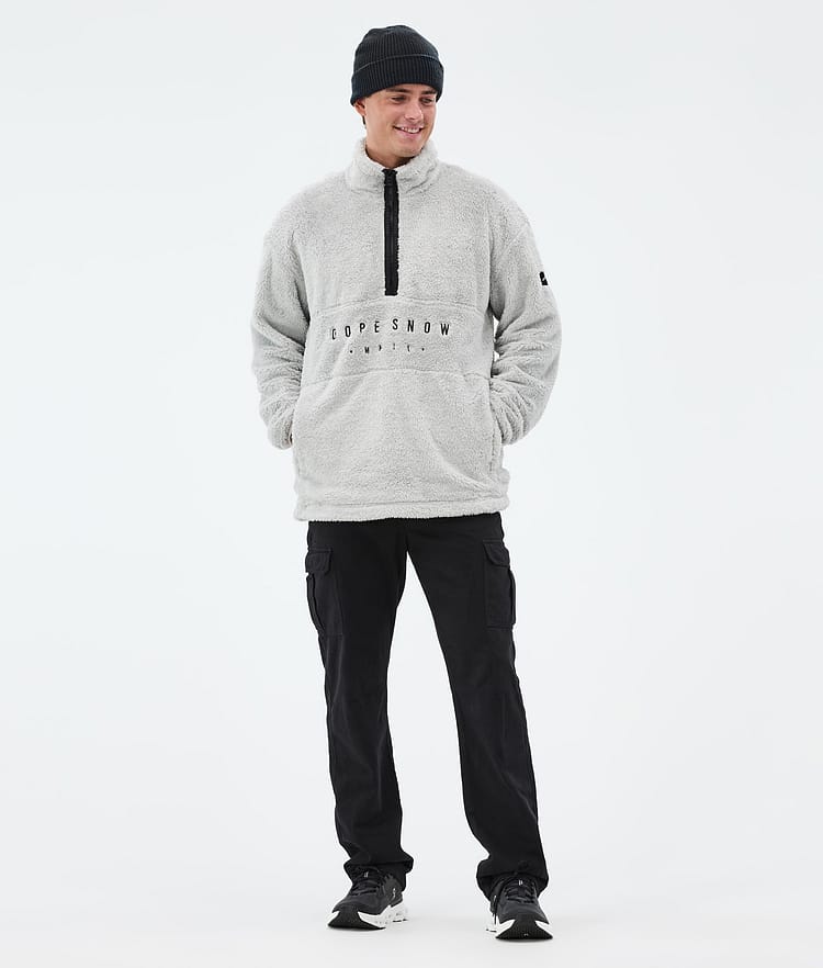 Dope Pile Fleece Sweater Men Moss Green