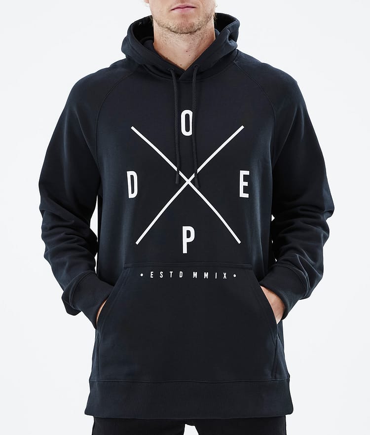 Dope Common 22 Hoodie Men 2X-Up Black