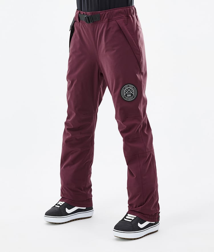 Dope Blizzard W 22 Snowboard Pants Women Burgundy