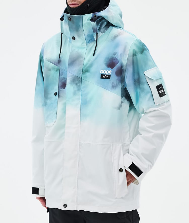 Dope Adept Snowboard Jacket Men Whitish Renewed