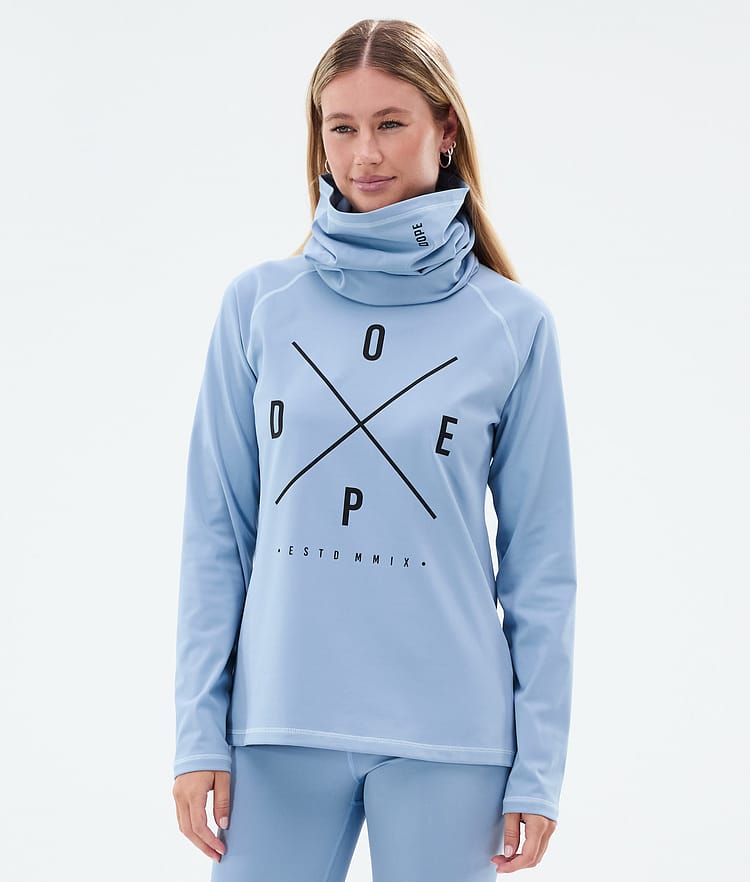 Dope Snuggle W Base Layer Top Women 2X-Up Metal Blue