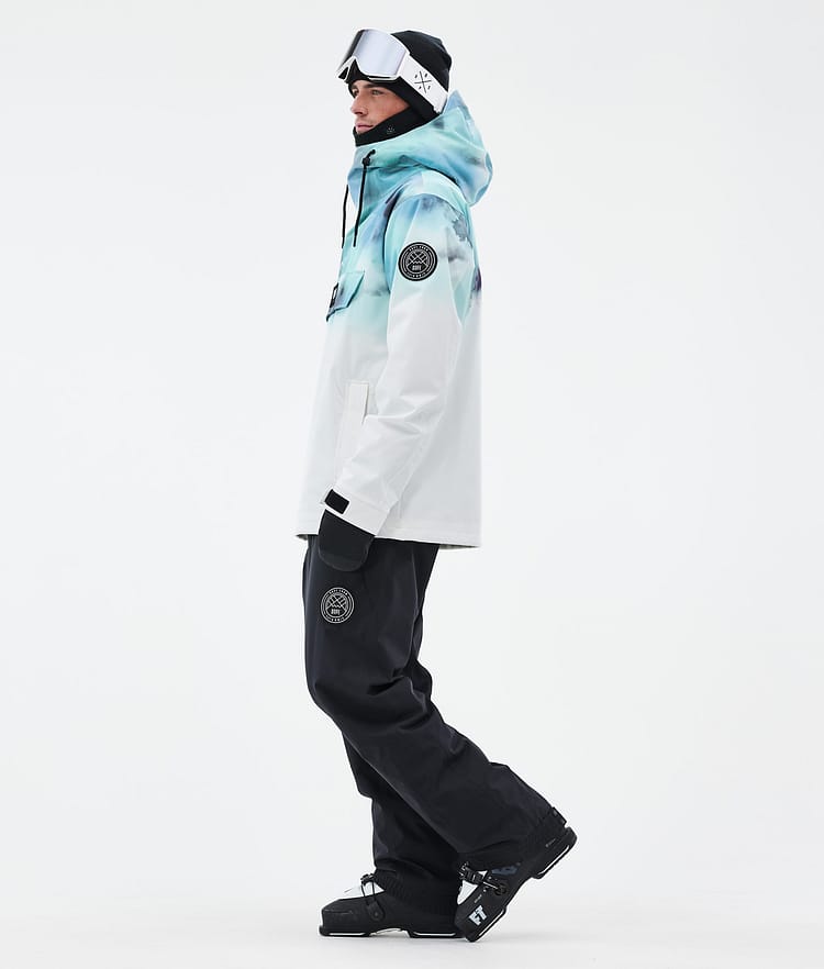 Dope Blizzard Ski Jacket Men Shards Burgundy Blue