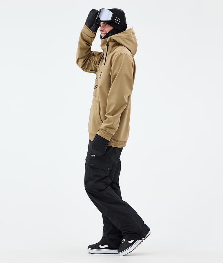 Dope Yeti Snowboard Jacket Men Ice Black Renewed
