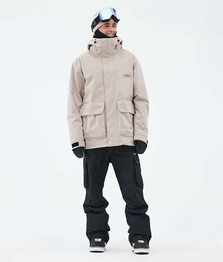 Dope Acme Snowboard Jacket Men Sand Renewed
