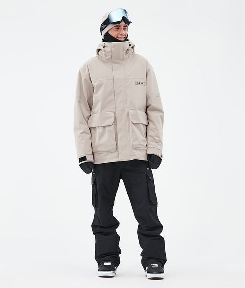 Dope Acme Snowboard Jacket Men Sand Renewed
