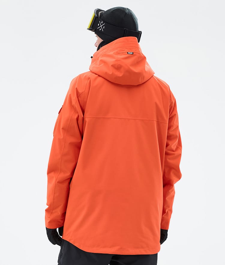 Dope Akin Snowboard Jacket Men Metal Blue Renewed