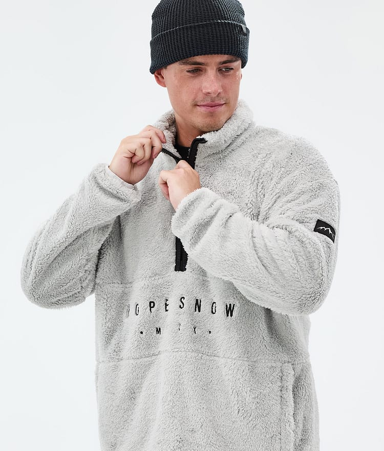 Dope Pile Fleece Sweater Men Cobalt Blue Renewed