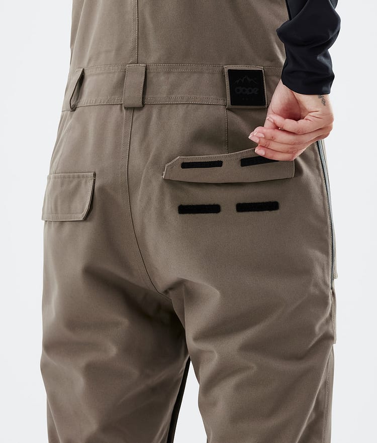 Dope Notorious B.I.B W 22 Snowboard Pants Women Walnut