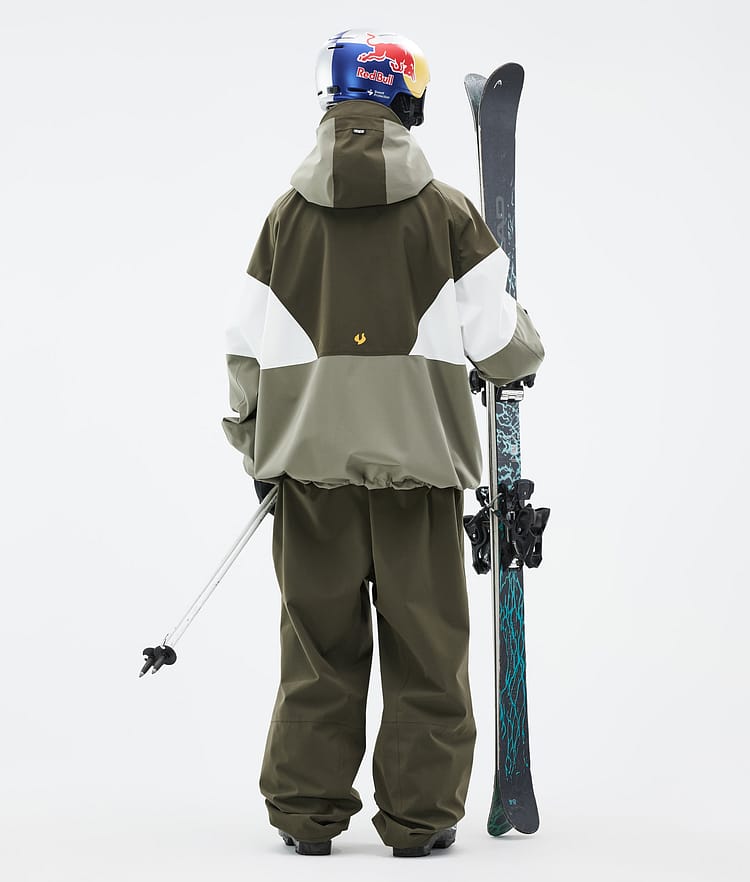 Dope JT Spartan Ski Jacket Men Olive Green/Whitish/Greenish