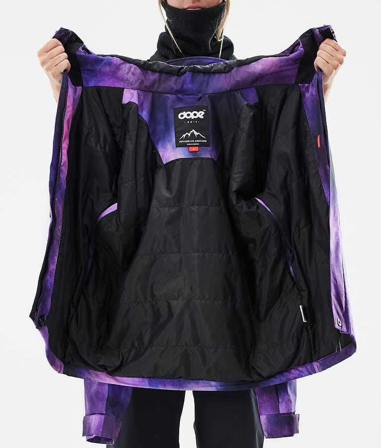 Dope Blizzard W Full Zip Snowboard Jacket Women Faded Green