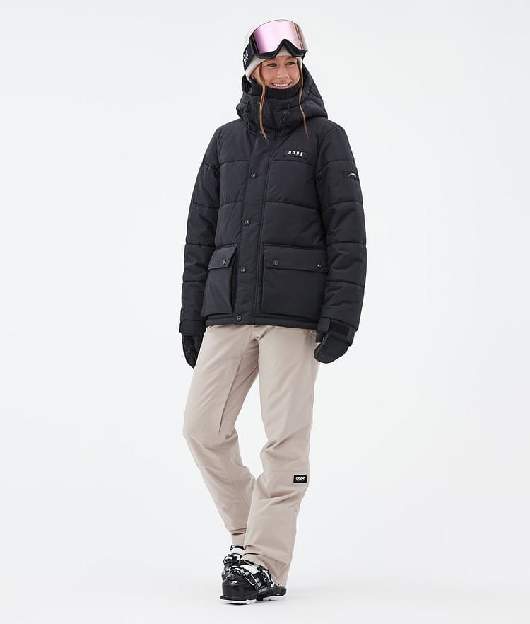 Dope Puffer W Full Zip Ski Jacket Women Light Blue