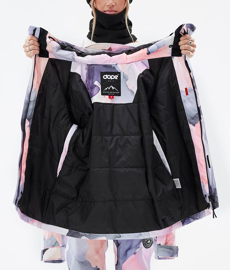 Dope Blizzard W Full Zip Snowboard Jacket Women Faded Green