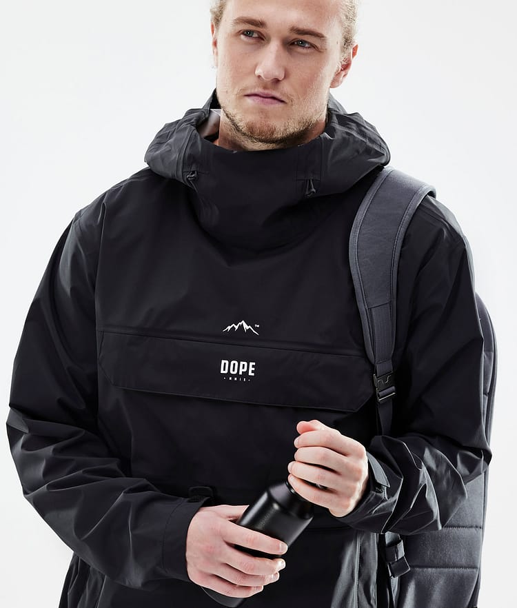 Dope Downpour Rain Jacket Men Black Renewed