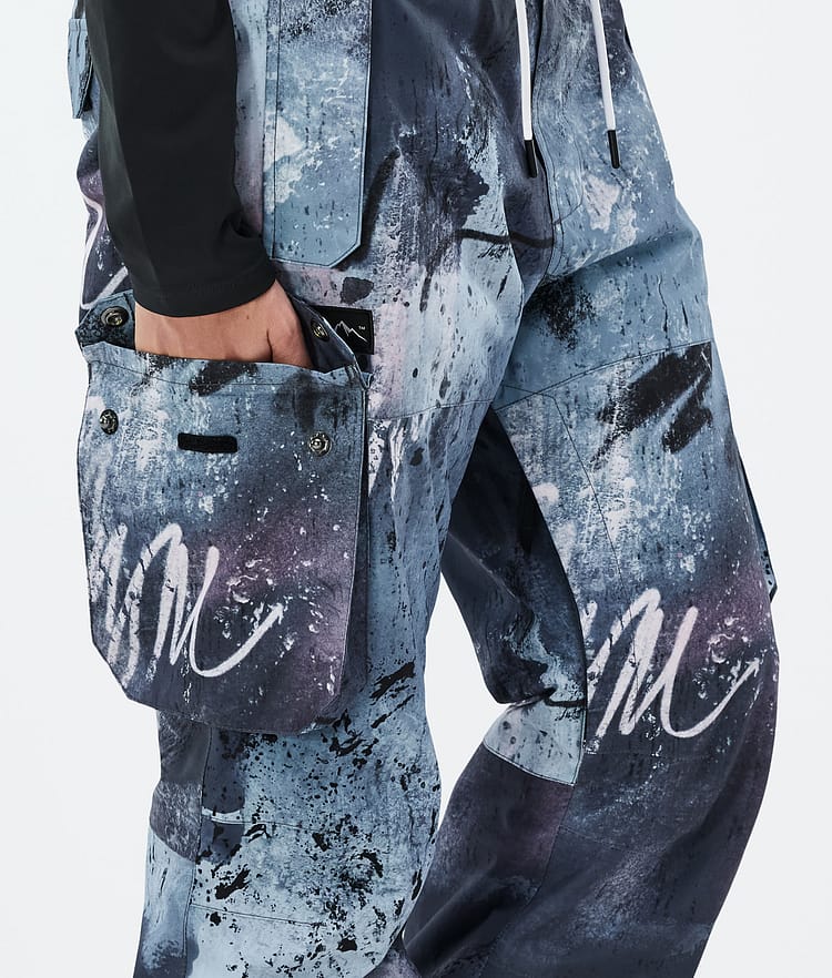 Dope Iconic W Snowboard Pants Women Scribble Purple