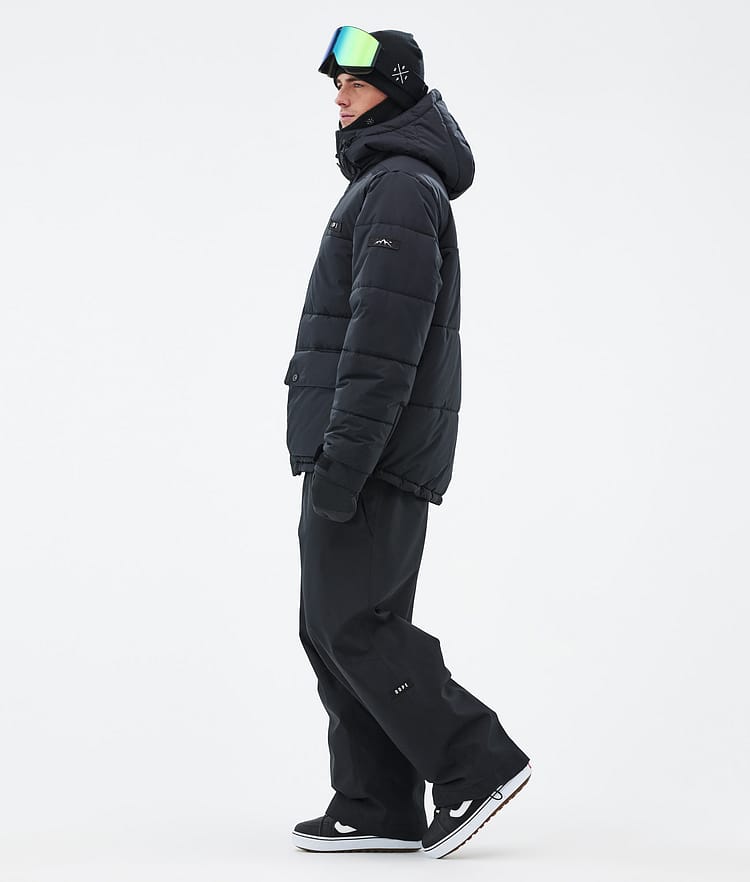 Dope Puffer Full Zip Snowboard Jacket Men Sand