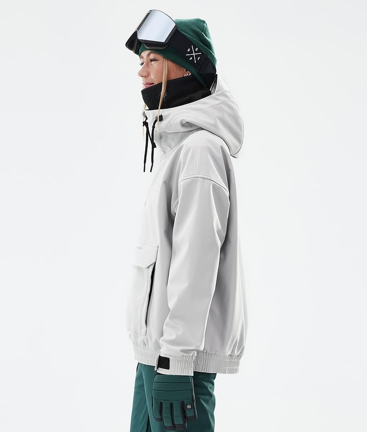 Dope Cyclone W Snowboard Jacket Women Light Grey