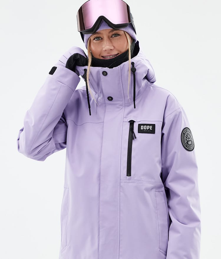Dope Blizzard W Full Zip Snowboard Jacket Women Faded Green