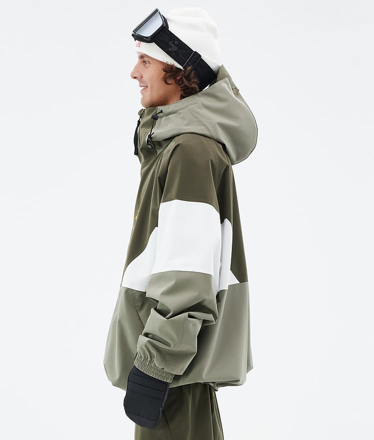 Dope JT Spartan Ski Jacket Men Olive Green/Whitish/Greenish