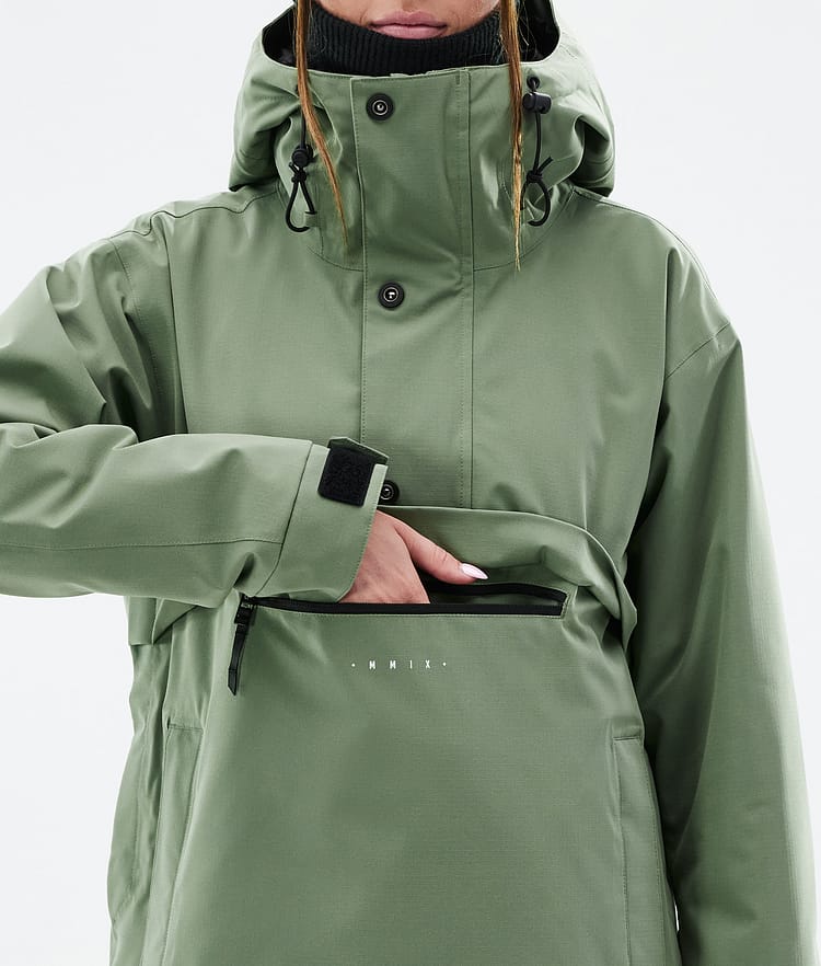 Dope Legacy W Snowboard Jacket Women Khaki Yellow
