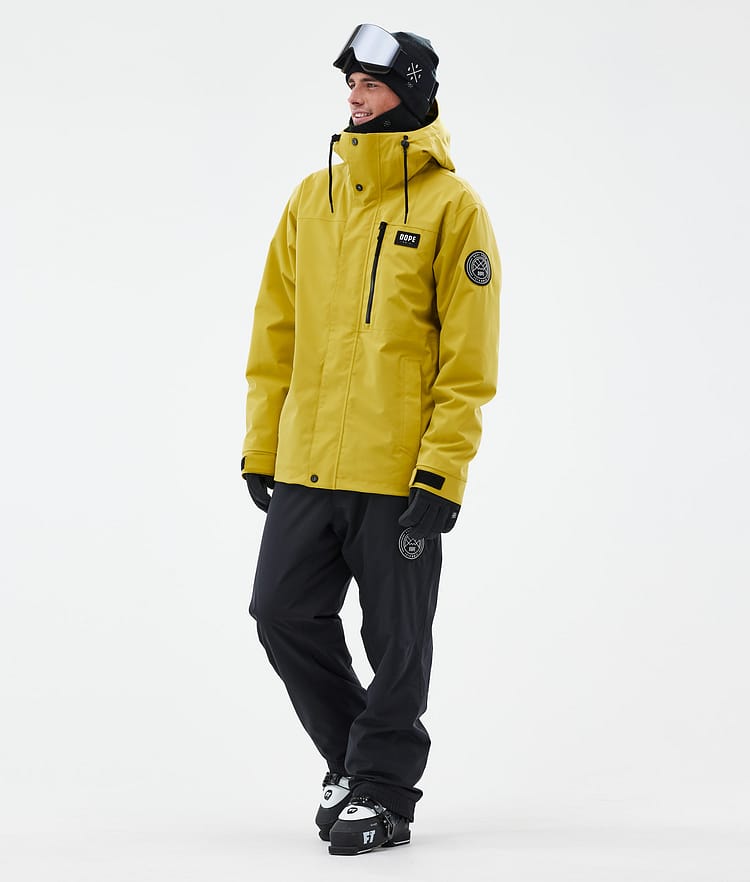 Dope Blizzard Full Zip Ski Jacket Men Black