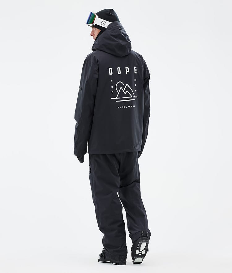 Dope Blizzard Ski Jacket Men Shards Burgundy Blue