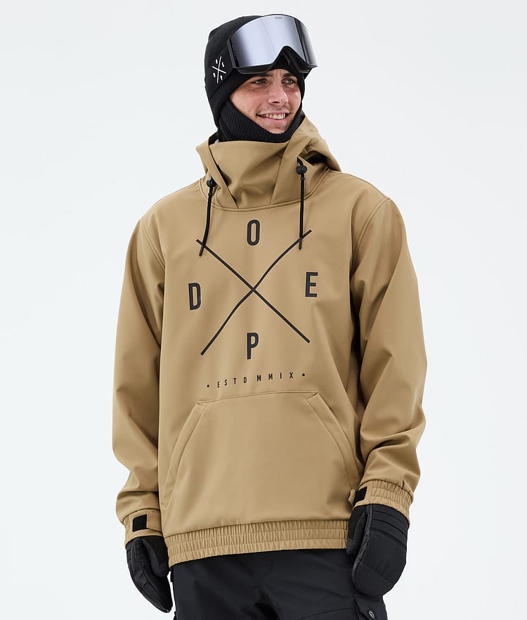 Dope Yeti Snowboard Jacket Men Ice Black Renewed