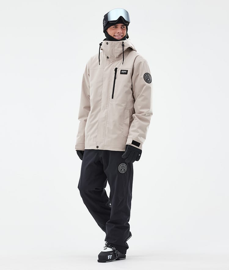 Dope Blizzard Full Zip Ski Jacket Men Black