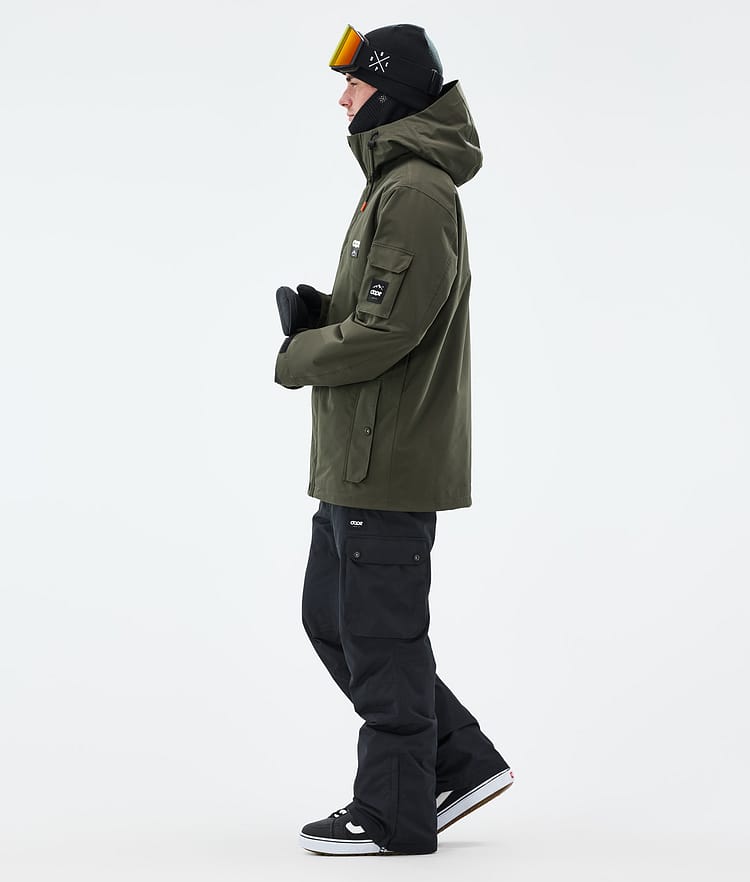Dope Adept Snowboard Jacket Men Metal Blue Camo