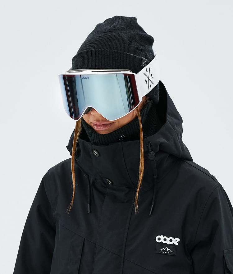 Dope Sight Ski Goggles Black/Pink Mirror