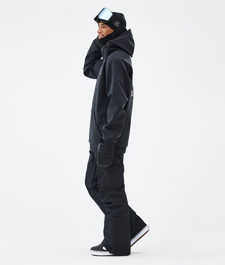 Dope Yeti Snowboard Jacket Men Ice Black Renewed
