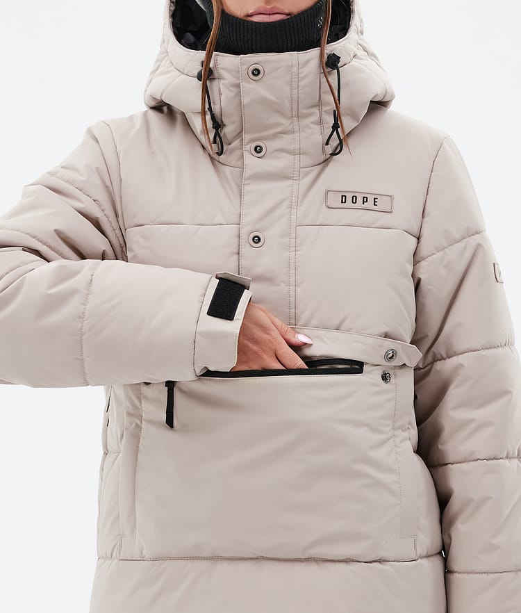 Dope Puffer W Ski Jacket Women Faded Green