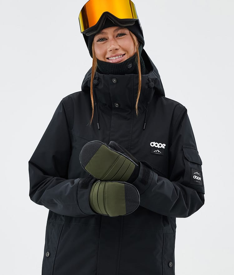 Dope Ace Snow Mittens Yellow