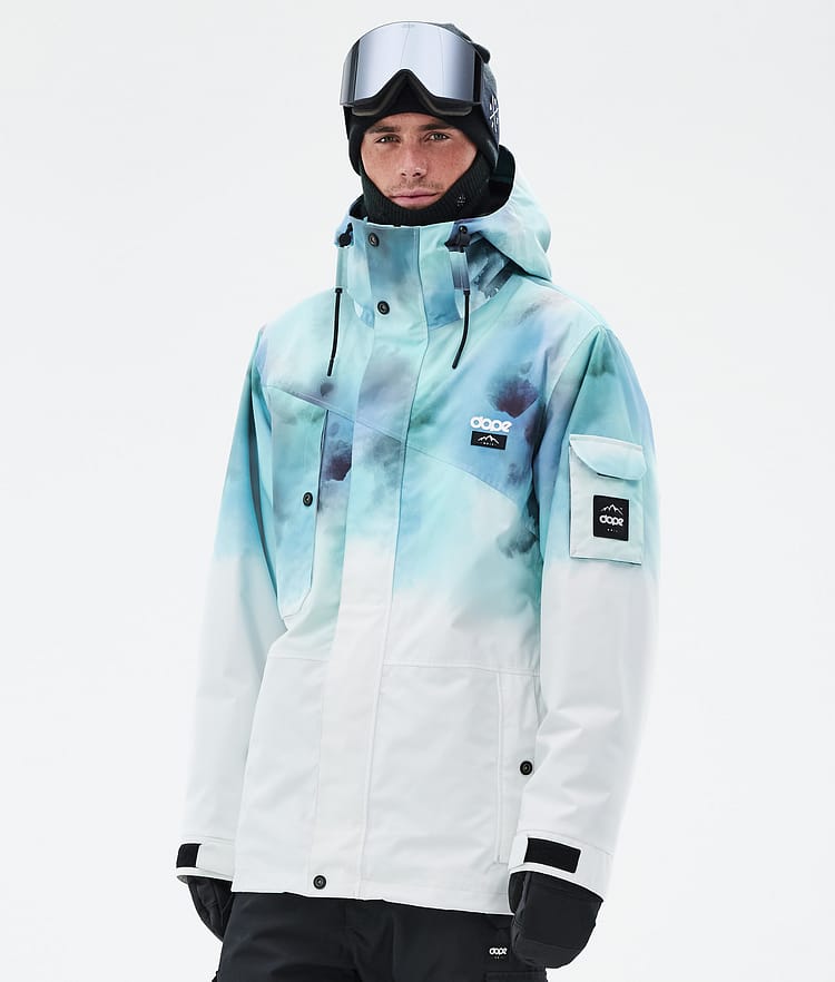 Dope Adept Snowboard Jacket Men Whitish Renewed